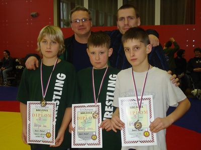 Zápasníci Meziboří přivezli medaile z Vánočního turnaje v Březové u Sokolova