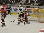 Marek Černošek právě vstřelil rozhodující gól utkání.